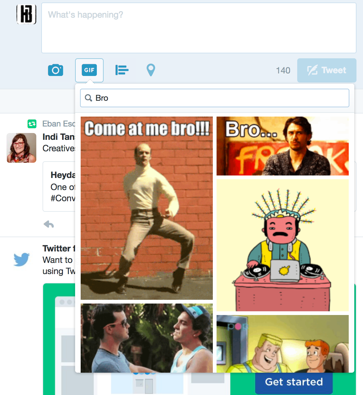 Twitter GIF Feature